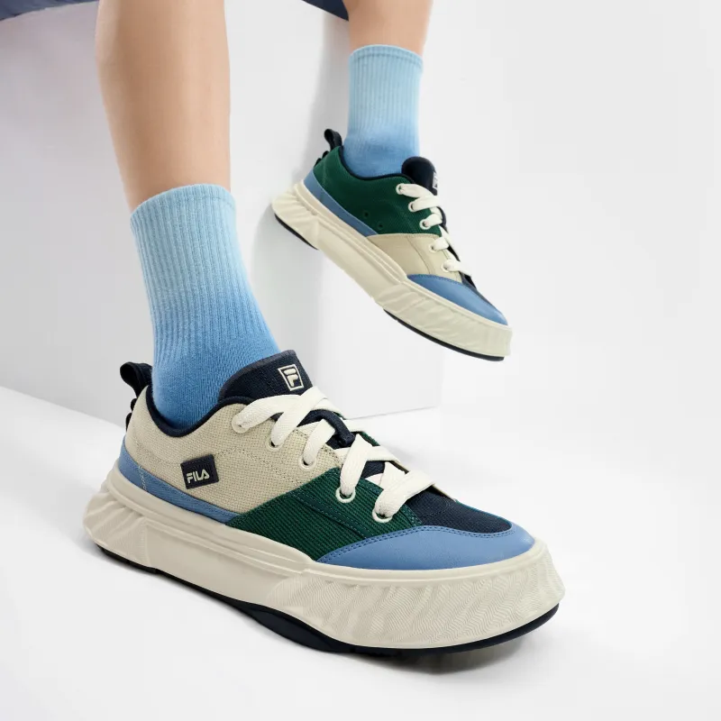 FILA Fosso Low Top Canvas Shoes Men's Turquoise-6