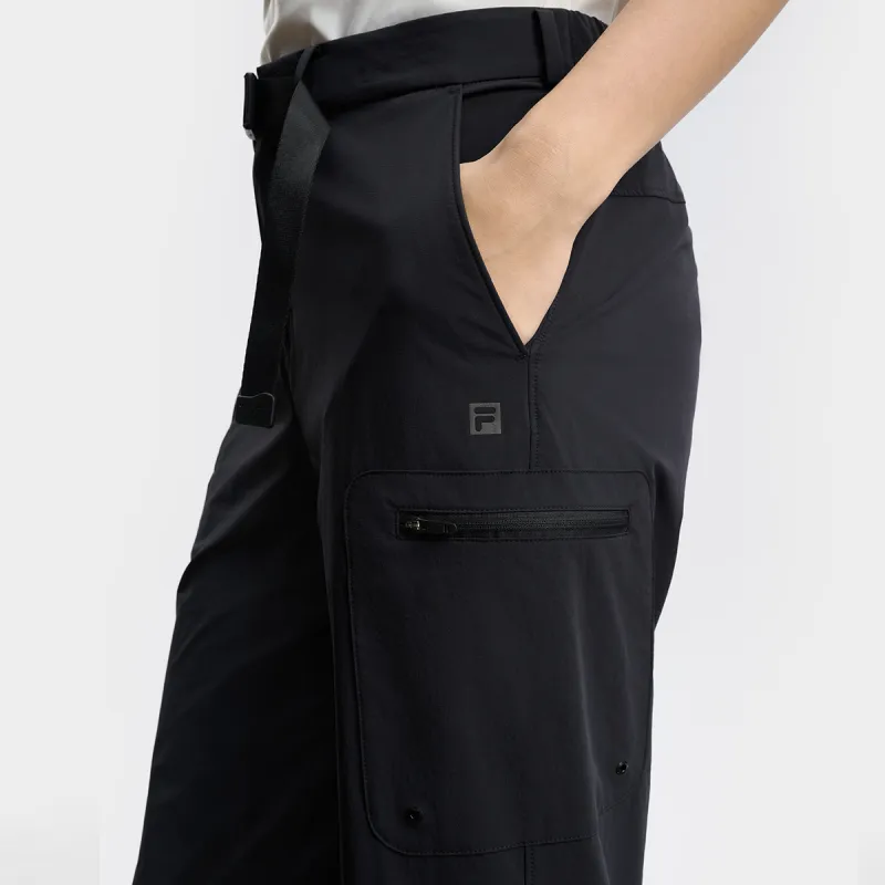 FILA x BBC EARTH Casual Pants Women's Pitch Black-5