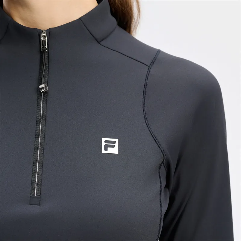 FILA T Shirts Women's Pitch Black-3