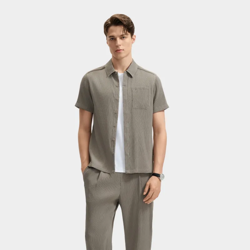 FILA Shirts Men Taupe-2