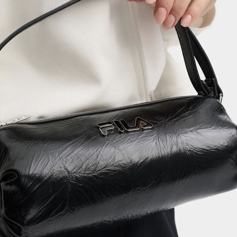 FILA Synthetic Leather One Shoulder Handbag Mini Women's Jet Black-6