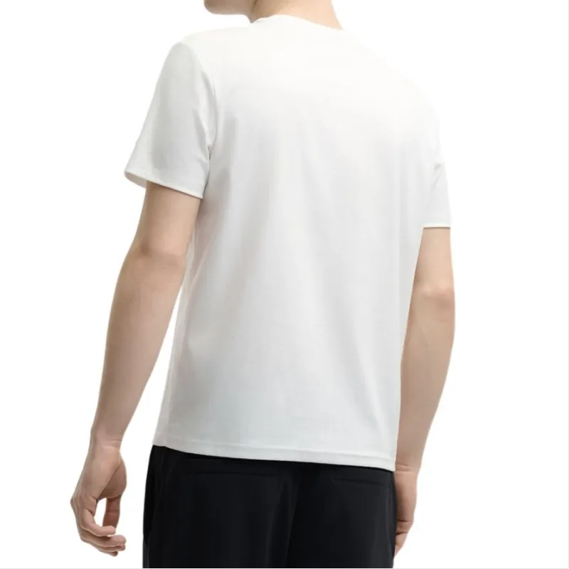 FILA Short Sleeved T Shirts Men's Cloud White-4