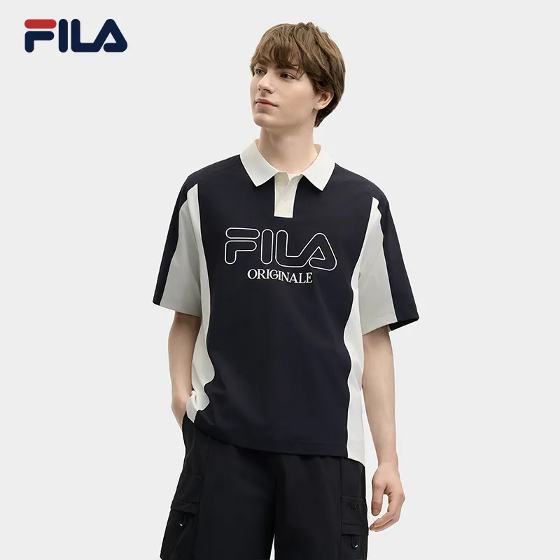 FILA ORIGINALELifestyle Polo Shirt Men's Hero Blue-2