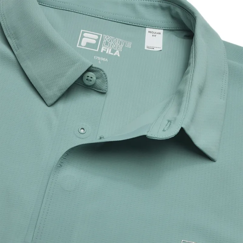 FILA Lifestyle Polo Shirt Men's Mineral Blue-5