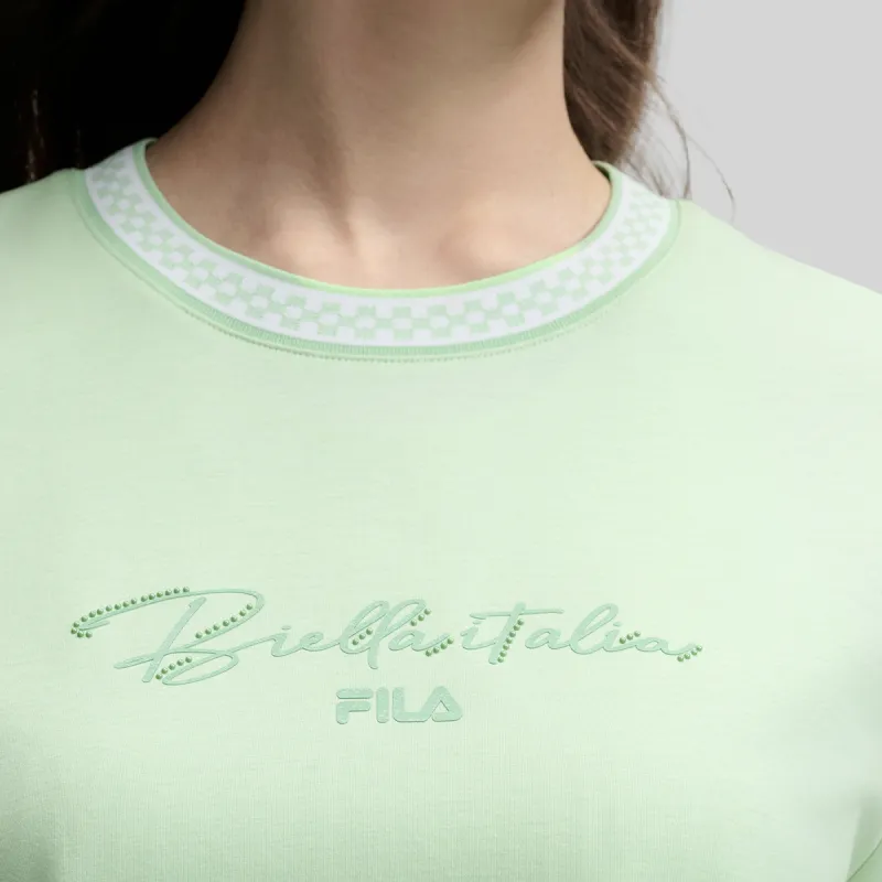 FILA T-Shirt Women's Light Aqua Seaweed Green-2