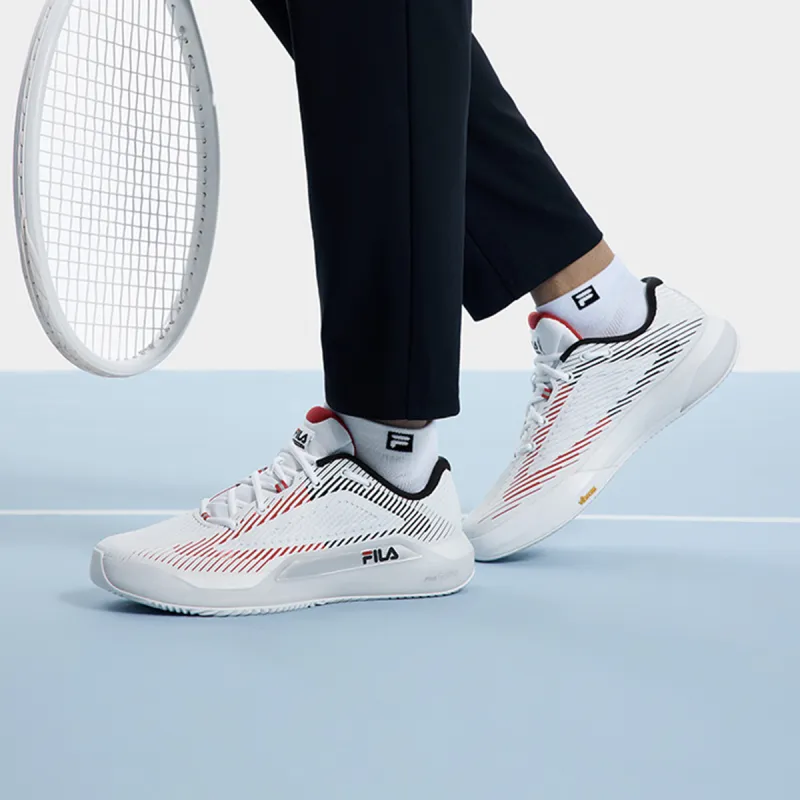 FILA POTENZA Breathable Low Top Tennis Shoes Men's White-3