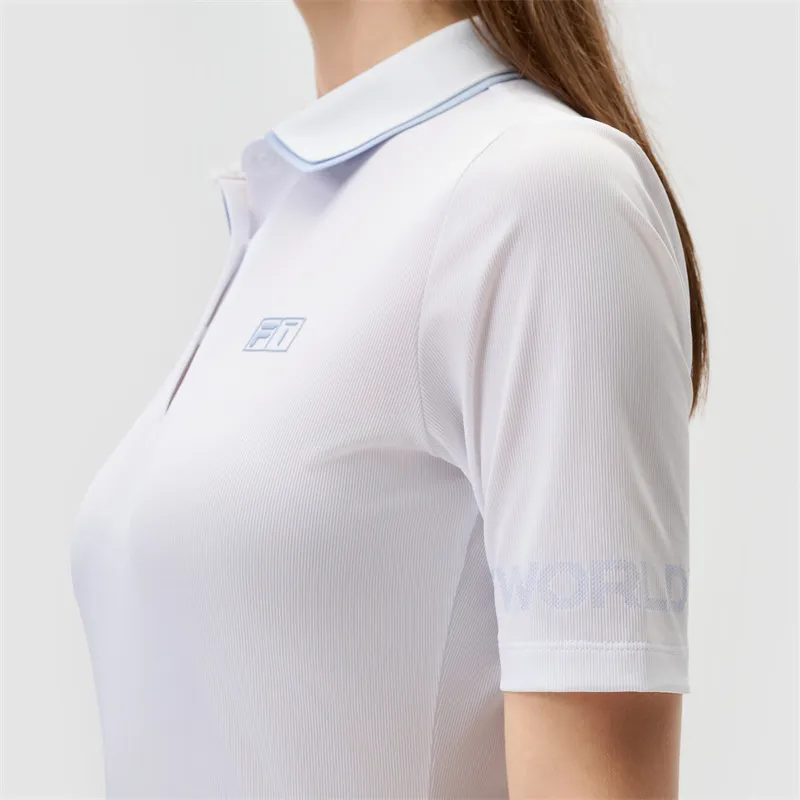 FILA Polo Shirts Women's Jade White-3