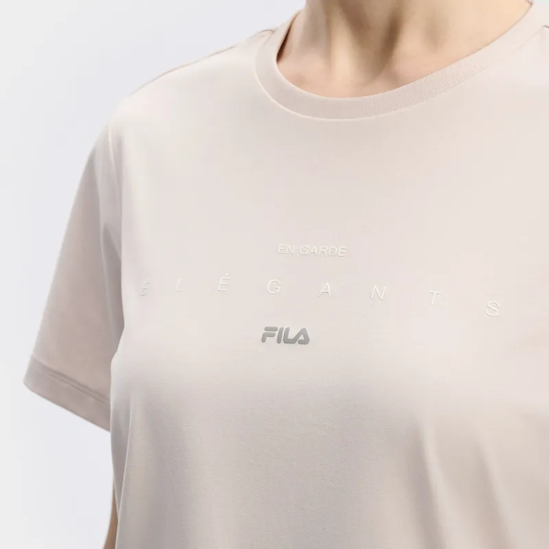 FILA T Shirt Women's Light Clam Pink-3