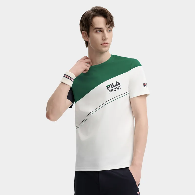 FILA T Shirt Men's Sulfurization Green-2