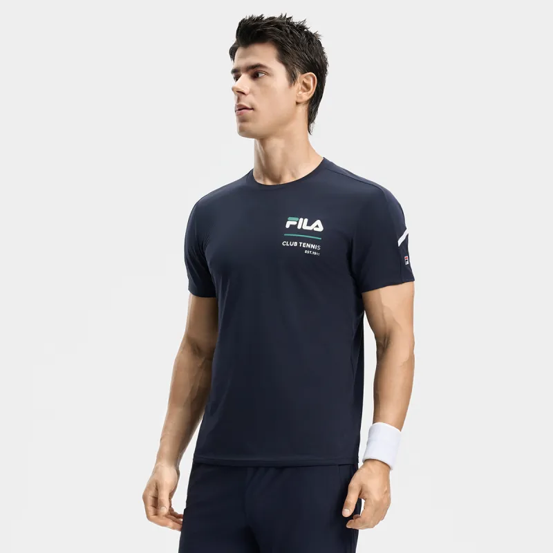 FILA T Shirts Men RD Royal Blue-5