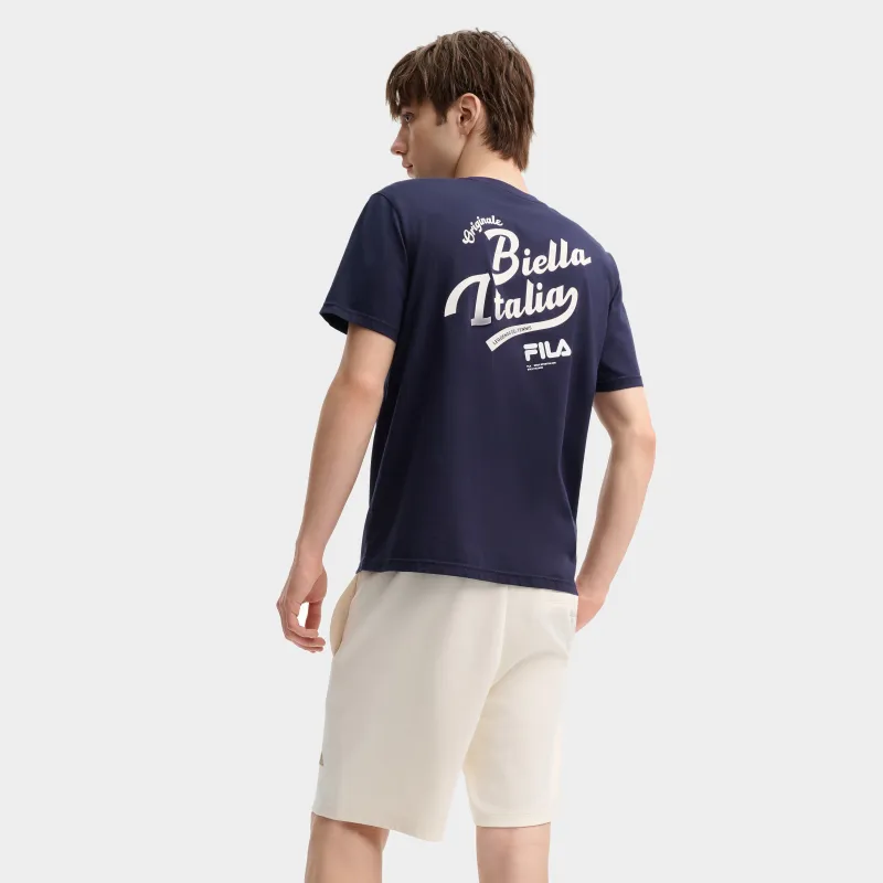 FILA T Shirts Men Secret Mirror Blue-5