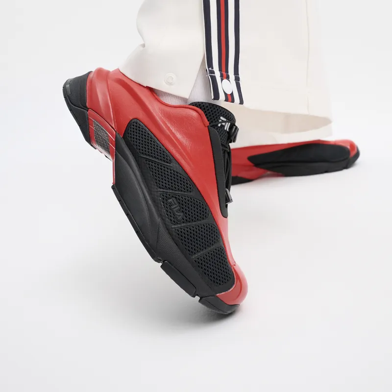 FILA Low Top Casual Shoes Women's Fire Red/Black-5