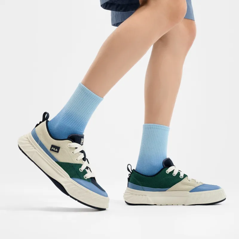 FILA Fosso Low Top Canvas Shoes Men's Turquoise-7