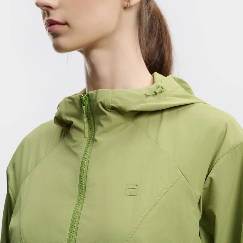 FILA x BBC EARTH Jacket Women's Mustard Powder-4