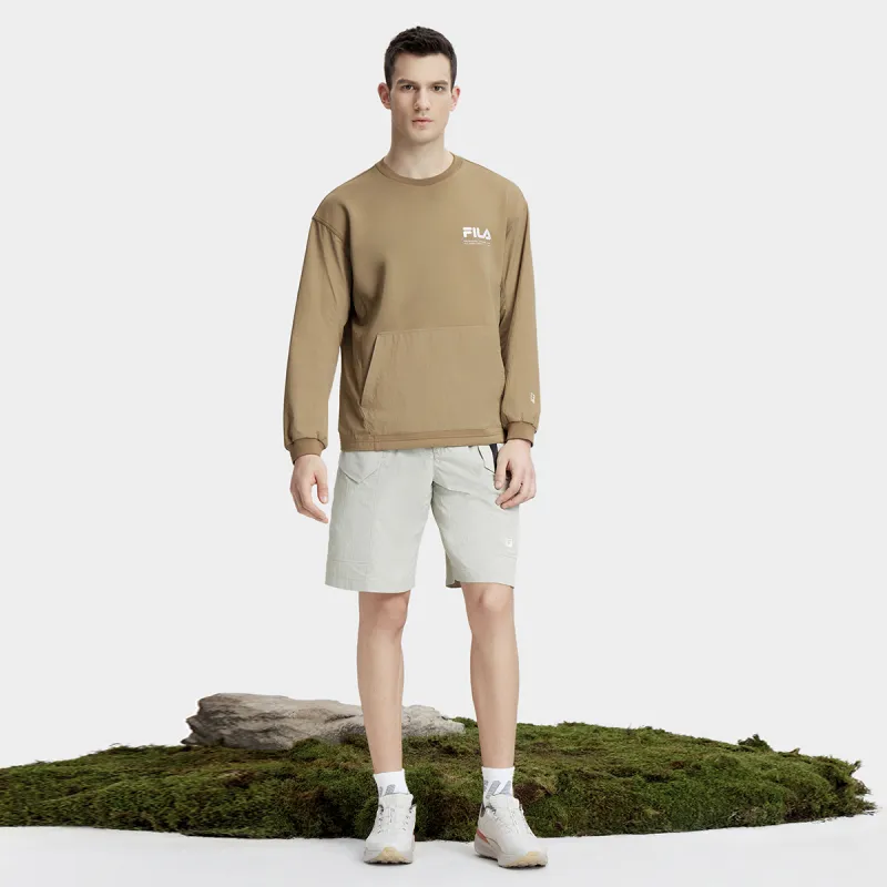 FILA Sweatshirt Unisex Sandalwood Chestnut Brown-5