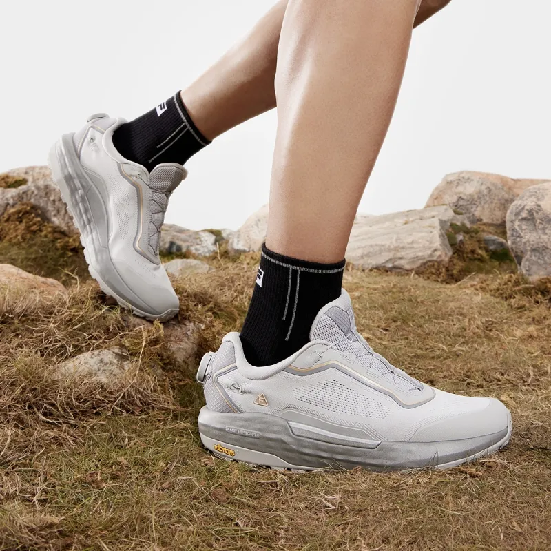 FILA BOA EXPLORER 2 Slip Resistant Breathable Low Top Outdoor Shoes Men's Lunar Rock Gray-6