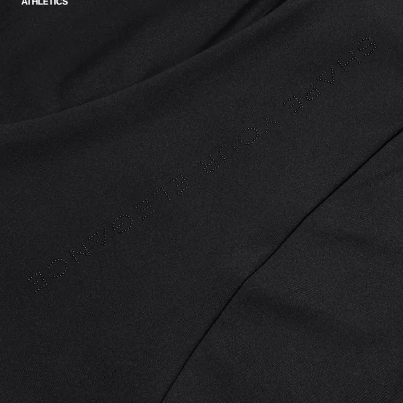 FILA Fitness Raglan Sleeve T Shirt Women's Pitch Black-5