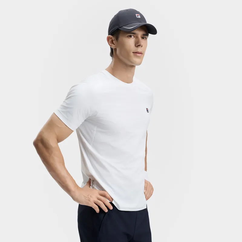 FILA T Shirts Men Bright White-7