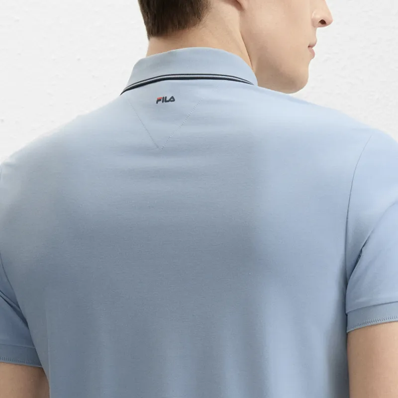 FILA Polo Shirt Men's Bamboo Prosperity Blue-6