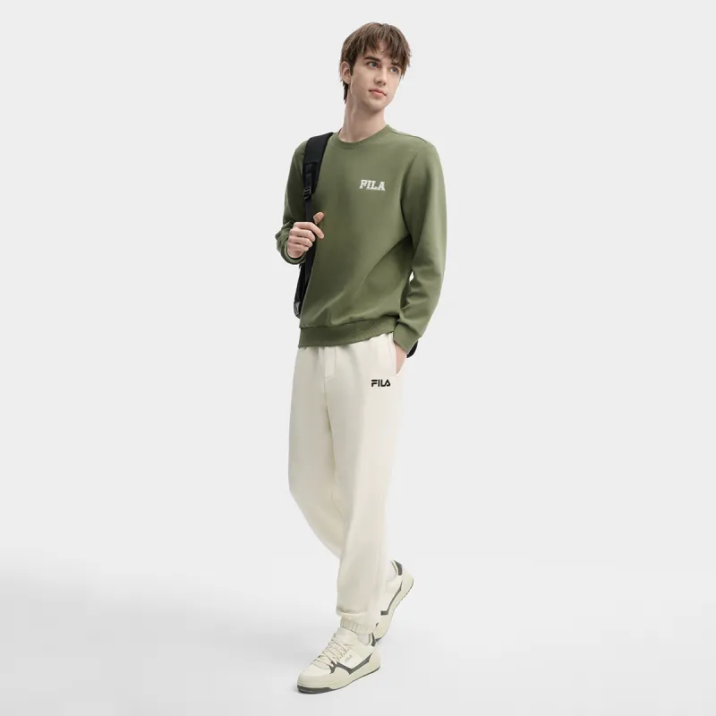 FILA Sweatshirts Men Military Green-5
