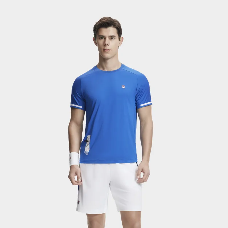 FILA T Shirt Men's Olympic Blue-3