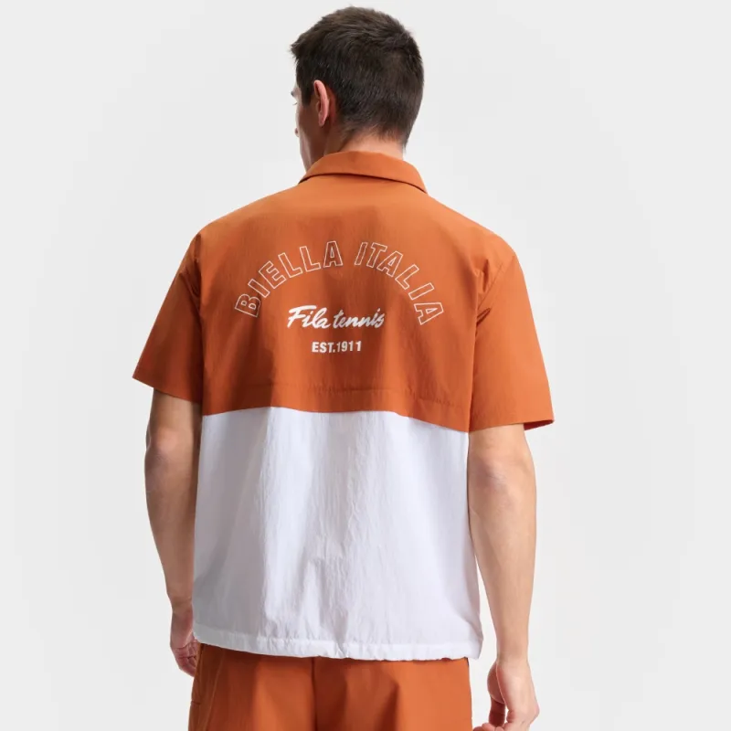 FILA Athletics Tennis Shirt Men's Pineapple Brown-4