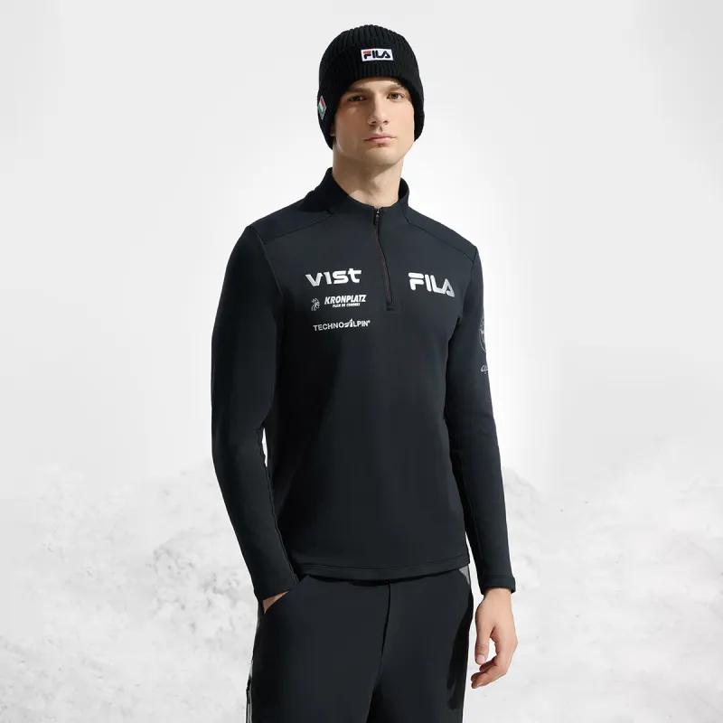 FILA T Shirts Men Pitch Black-3