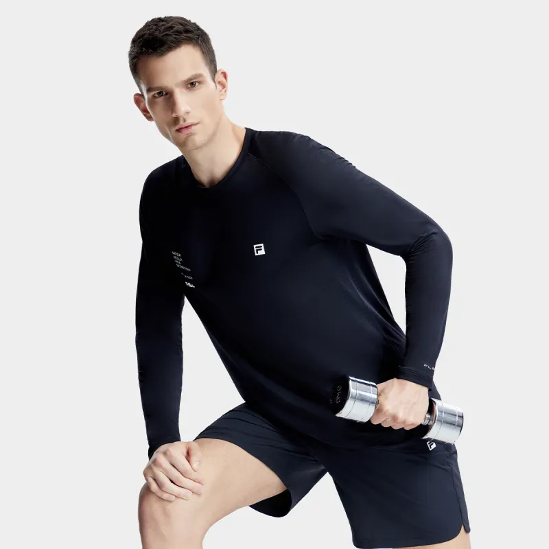FILA Set-in Sleeve Top Men's Pitch Black-2