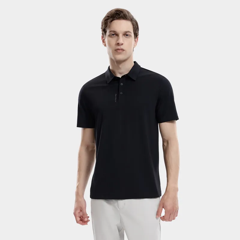 FILA Polo Shirt Men's Jet Black-3