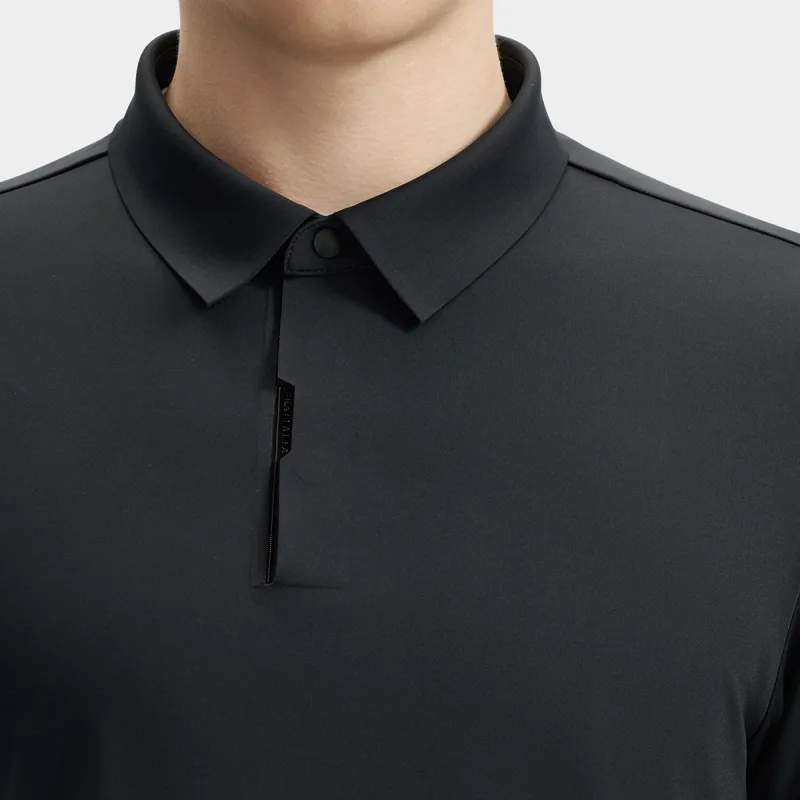 FILA Polo Shirt Men's Jet Black-2