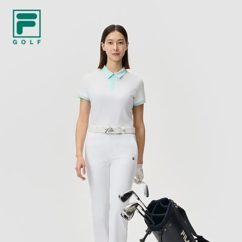 FILA Golf Series Polo Shirt Women's Jade White-3