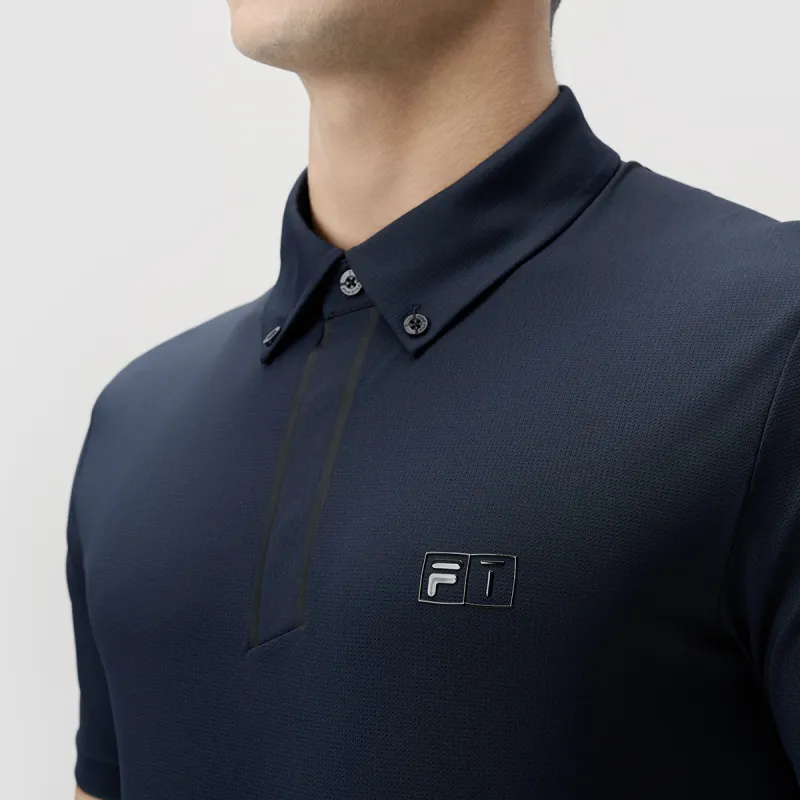 FILA Polo Shirt Men's Tide Blue-3