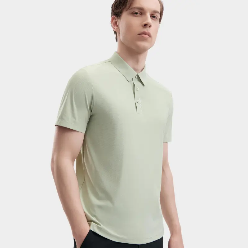 FILA Polo Shirts Men Light Leaf Sprout Green-3