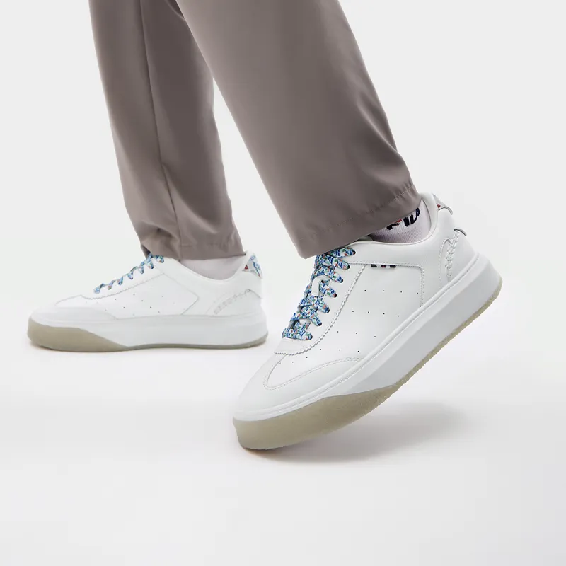 FILA OLIMPICA Skateboard Shoes Men's White-4