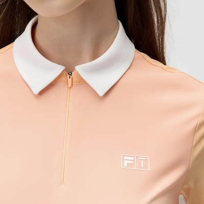 FILA Polo Shirts Women's Dark Star Yellow-4