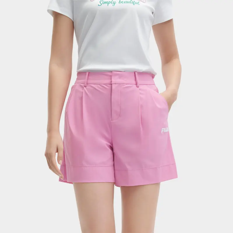 FILA Casual Shorts Women's Concubine Pink-2