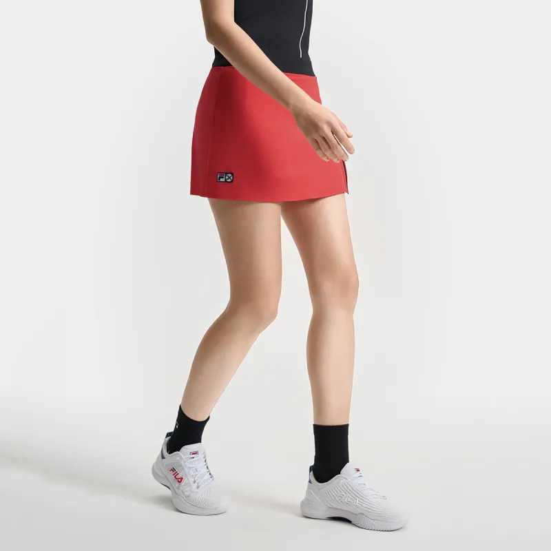 FILA Athletics Tennis Casual Short Skirts Women's Light Berry Red-5