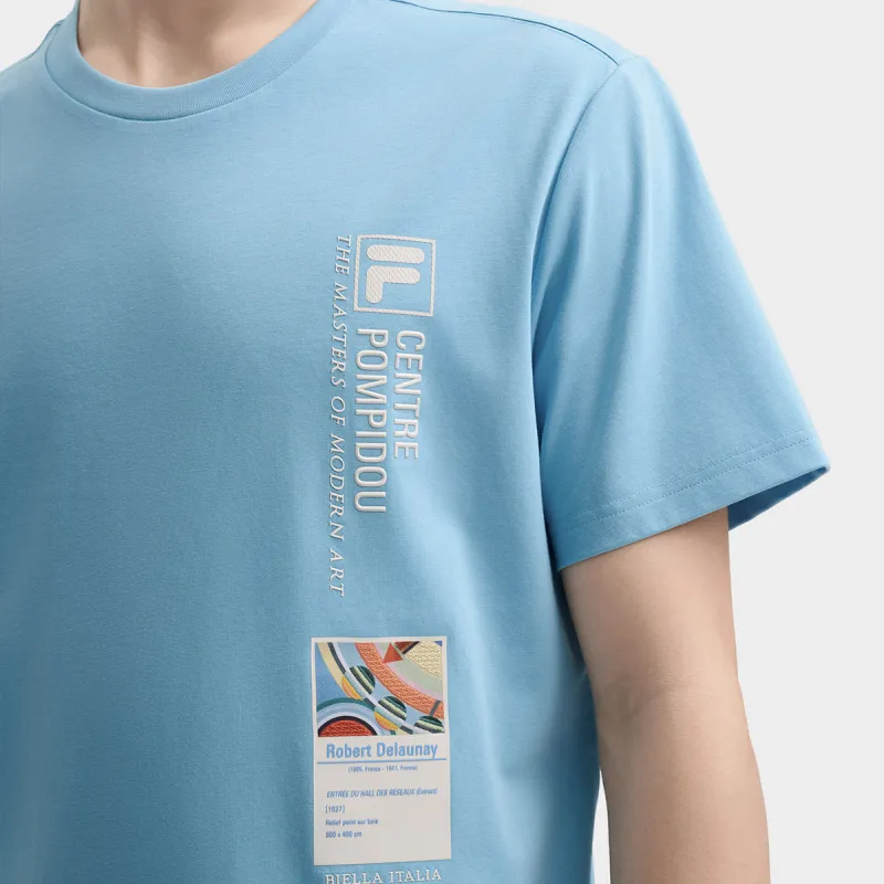 FILA T-Shirt Men's Star Chain Blue-6