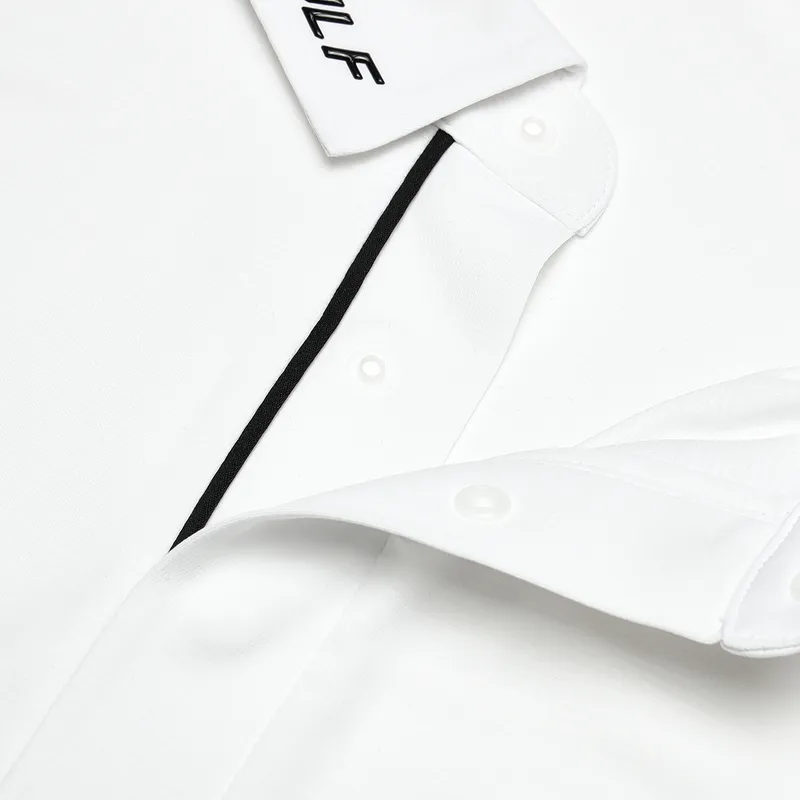 FILA Golf Series Polo Shirt Men's Jade White-4