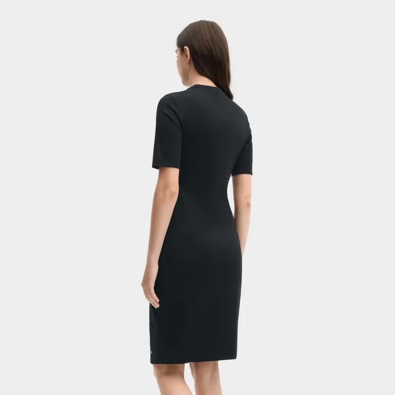 FILA Short Sleeved Dresses Women's Black-3