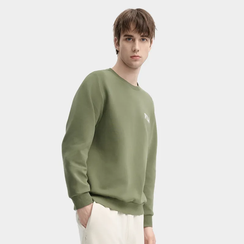 FILA Sweatshirts Men Military Green-4
