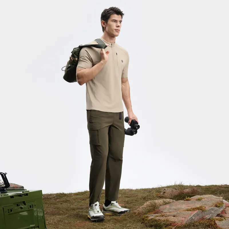 FILA x BBC EARTH Casual Pants Men Chestnut-3