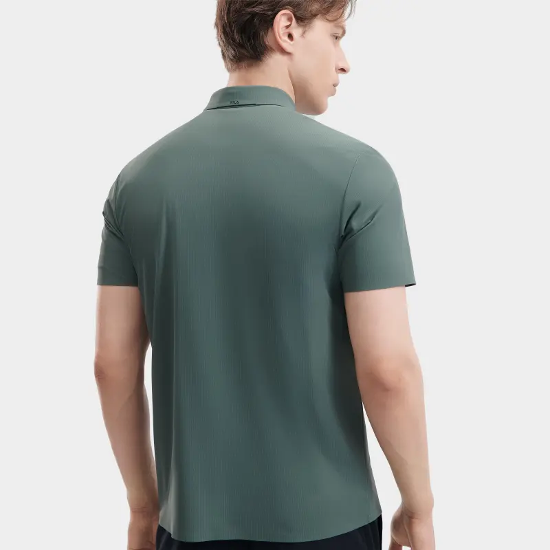 FILA Polo Shirts Men Green Snake Green-5