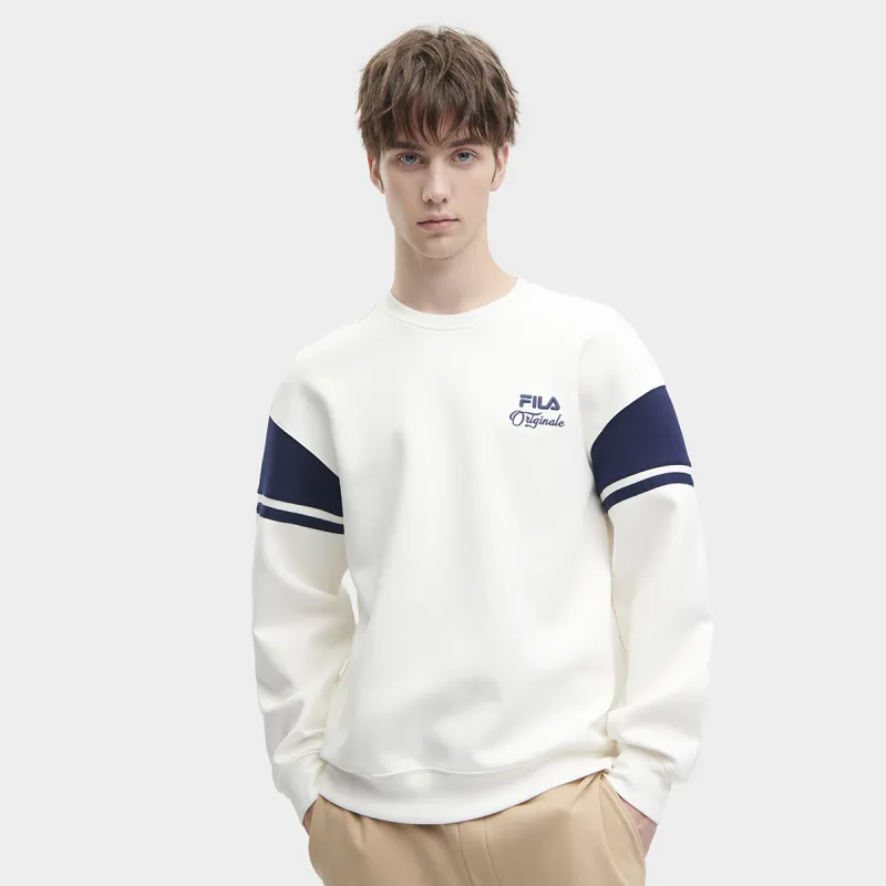 FILA Sweatshirt Men's Porcelain White-4
