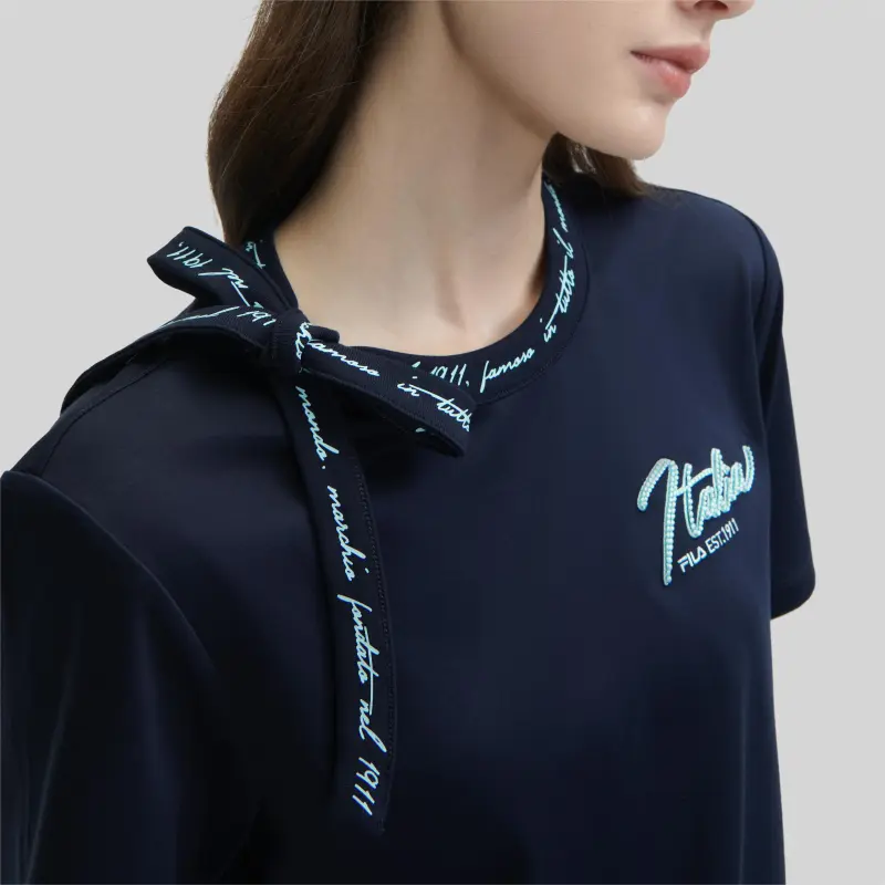 FILA T-Shirt Women's Rich Ink Blue-2