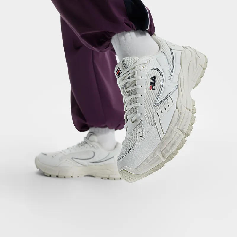 FILA Cushioning Wear-Resistant Low-Top Running Shoes Women's Snow-5