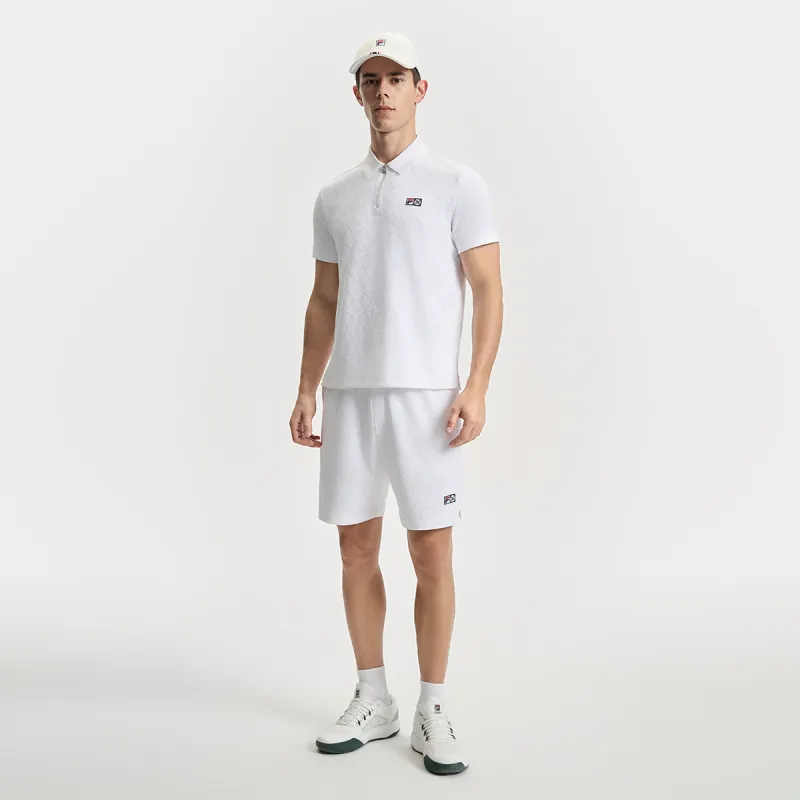 FILA Athletics Tennis Polo Shirt Men's Jade White WT-5