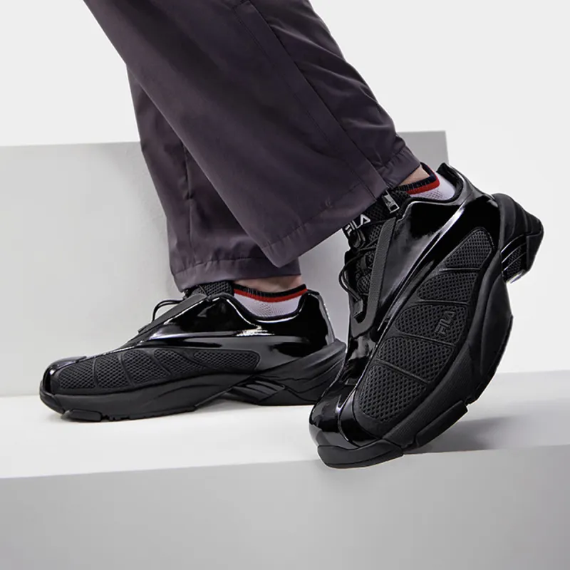 FILA REPLICA Low Top Casual Shoes Men's Black-6