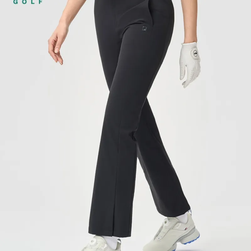 FILA Knitted Sweatpants Women's Pitch Black-3