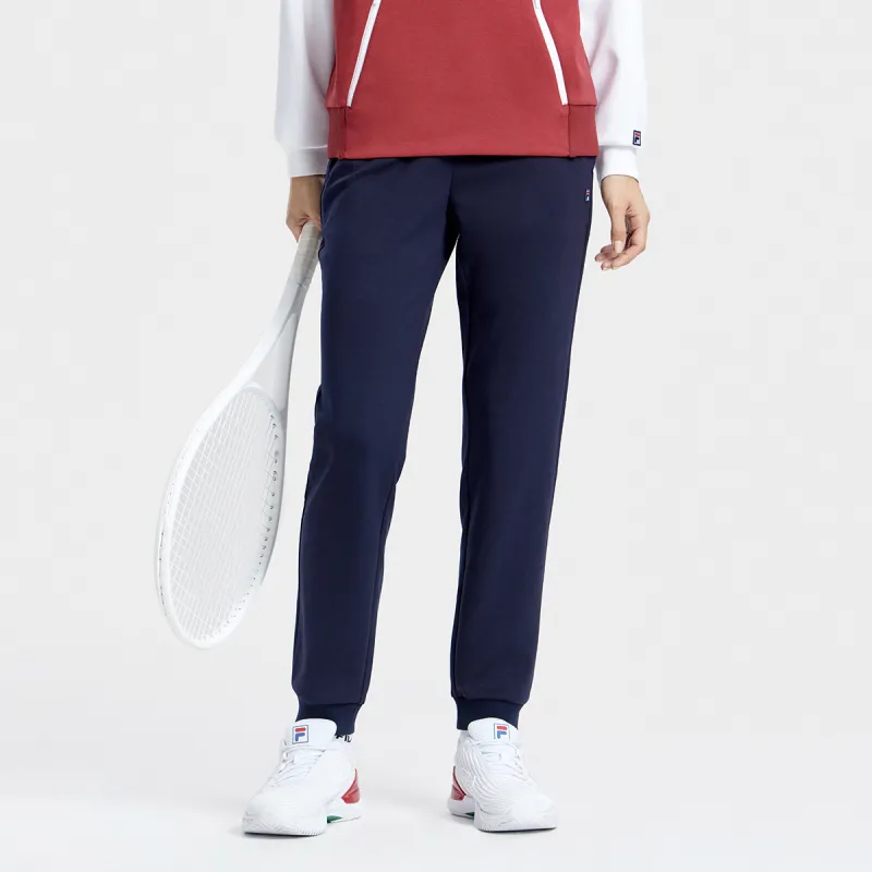 FILA Knitted Sweatpants Women's Royal Blue-5